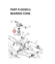 BEARING CONE - Part No. GG3011 