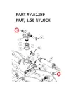 NUT, 1.50 NYLOCK - Part No. AA1259
