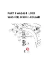LOCK WASHER, 0.50 HI-COLLAR - Part No. AA1424