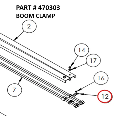 BOOM CLAMP - Part No.470303