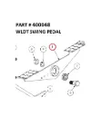 Serco 1050XR & 8500 Swing Pedal Weldment (Part 400048)