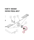 SWING PEDAL BOLT - Part No. 400069