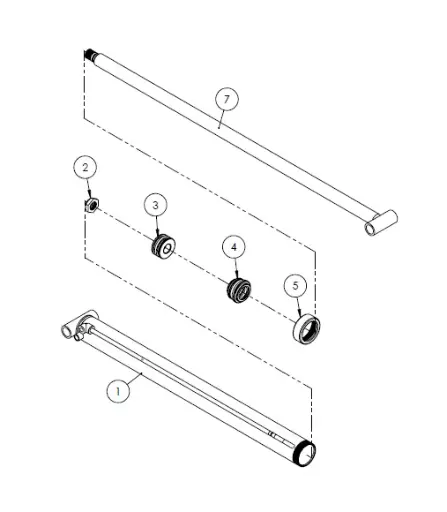 [1050XR - 021350] ASSY SERCO 80/85 3.50X44.00 STAB. CYL. 021350