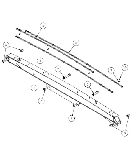 [1050XR - 5013867] ASSY 1050XR STRT MAIN, 15.75' 5013867