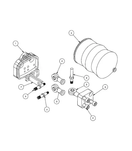 [1050XR - MM4237] ASSY JOYSTICK LINKAGE MM4237