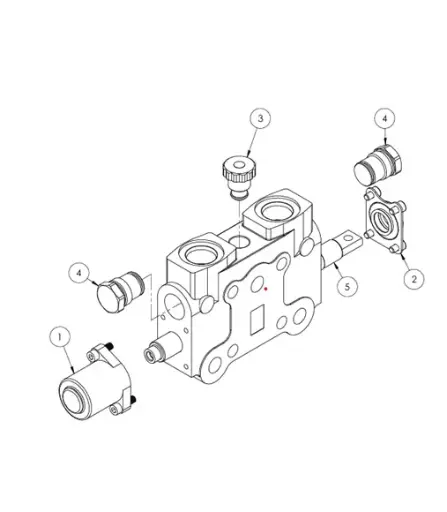 [1050XR - MM4244] ASSY SWING SECTION MM4244