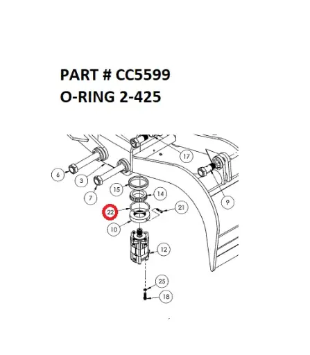 Serco O-Ring, 2-425